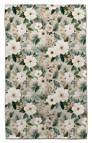 Winter Flowers Eco-Friendly Towel