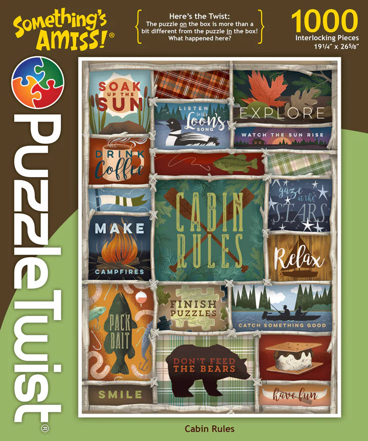 Cabin Rules 1 000 Piece Puzzle