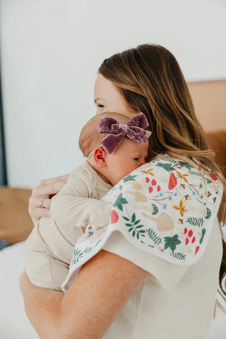 * Ivy Copper Pearl Premium Burp Cloths