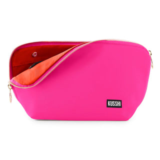 Signature Bubblegum / Orange Makeup bag