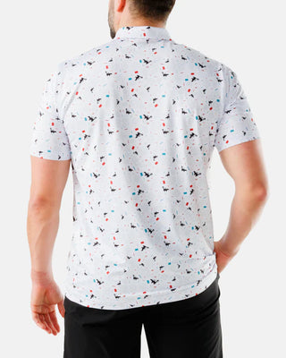 Waggle Cribbage Men's Polo