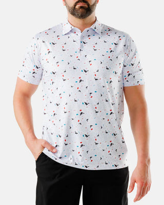 Waggle Cribbage Men's Polo