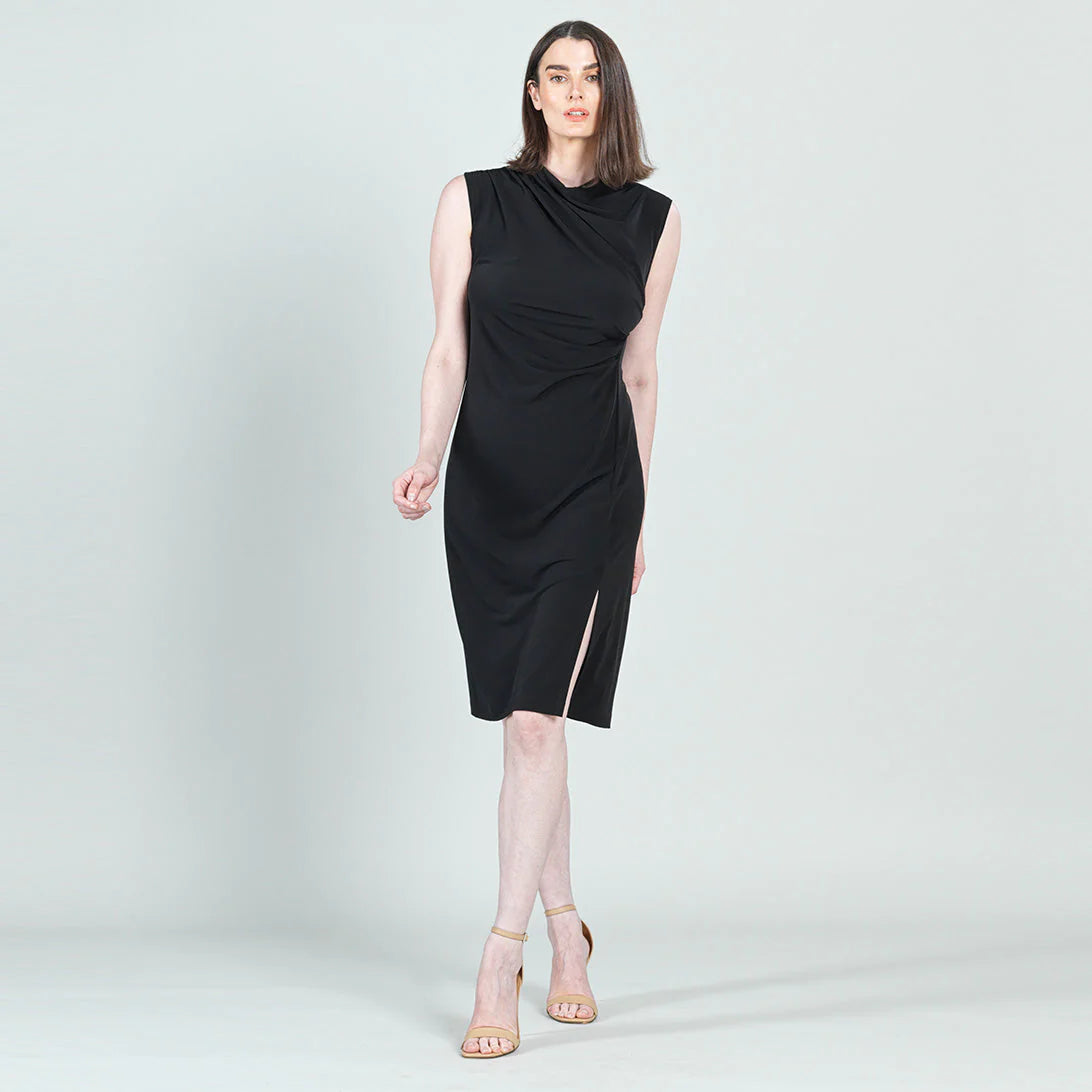 Side Slit Midi Dress