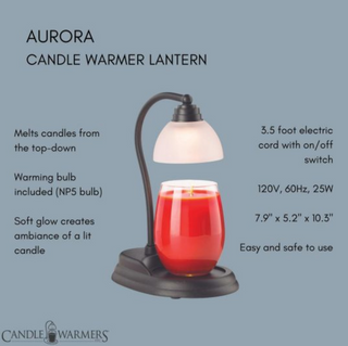 Black Signature Aurora Candle Lamp
