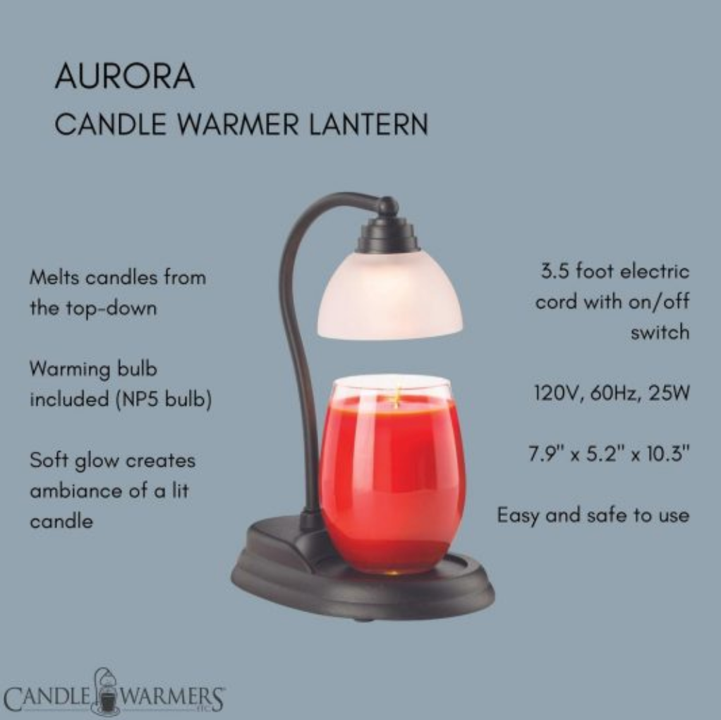 Black Aurora Candle Lamp