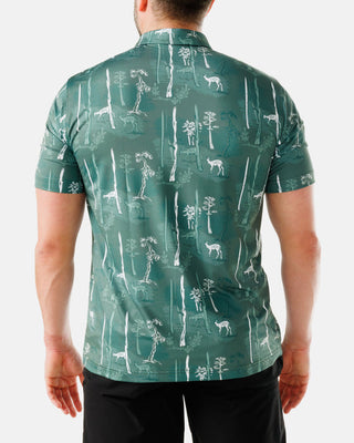 Waggle Deer Stand Men's Polo