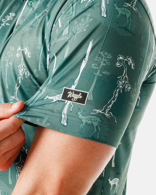 Waggle Deer Stand Men's Polo
