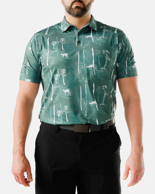 Waggle Deer Stand Men's Polo