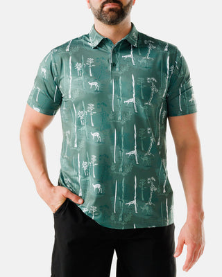 Waggle Deer Stand Men's Polo