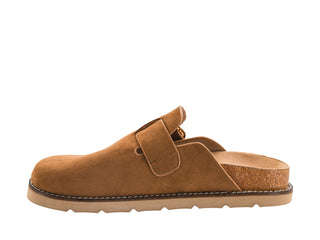 Women's Corkys Distracted Clogs — Camel Faux Suede