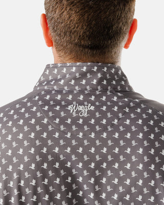 Waggle Ducks in A Row Twilight Quarter Zip