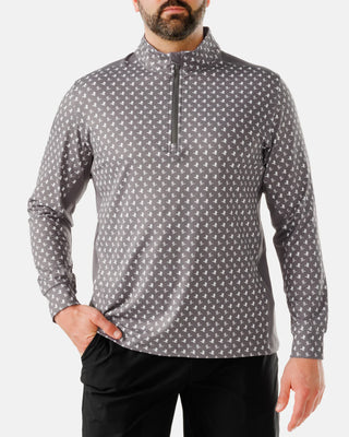 Waggle Ducks in A Row Twilight Quarter Zip