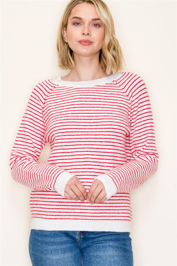 Striped Pullover Sweater