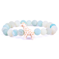 The Trek Giraffe Bracelet by Fahlo in Sky Stone