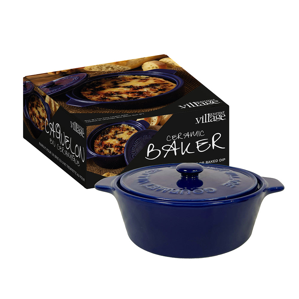 Blue Baker Dish w/ Lid