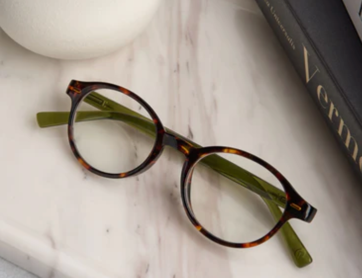 Peepers Dawson Reading Glasses - Tortoise/Green