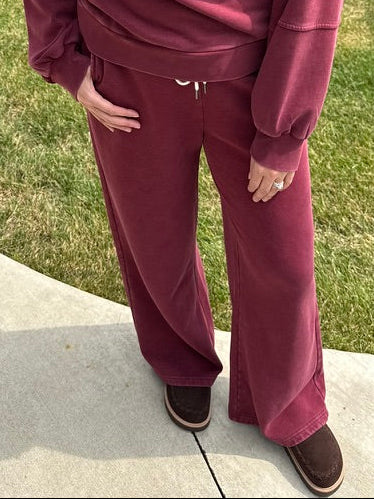 Ashford Pant | Women's Wide Leg Elastic Waist Sweatpants