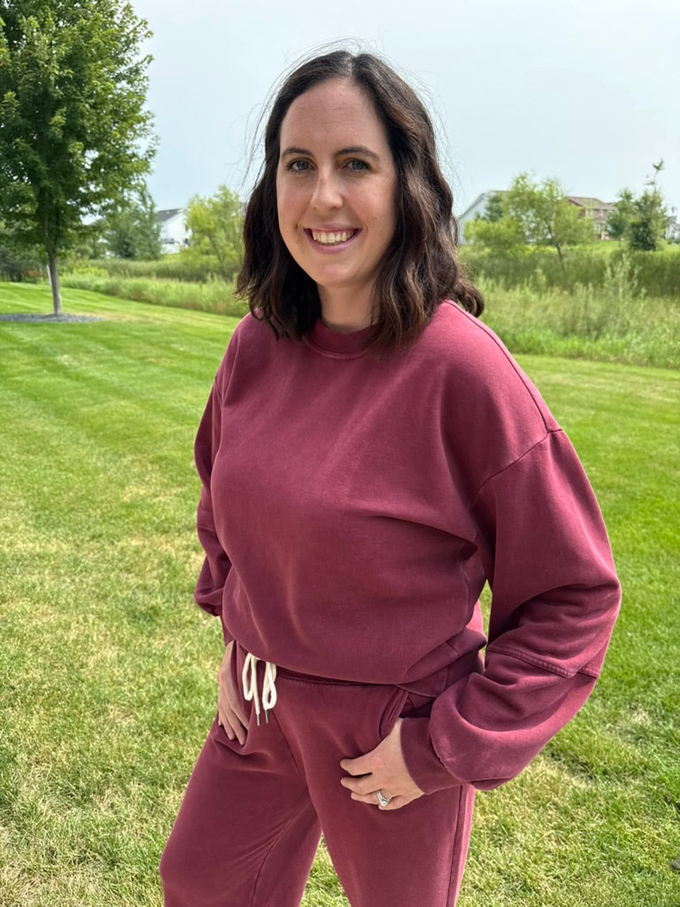 Ashford Sweatshirt | Women's Drop Shoulder Relaxed Fit Sweatshirt