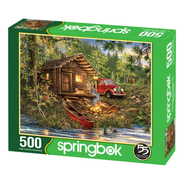 Cozy Cabin 500 Piece Jigsaw Puzzle