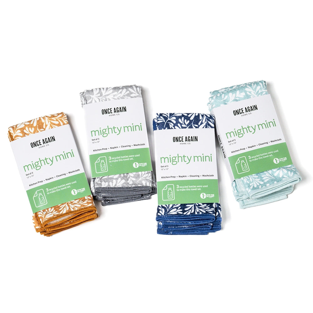 Mighty Mini Towel Set of 3 - Herbage Design