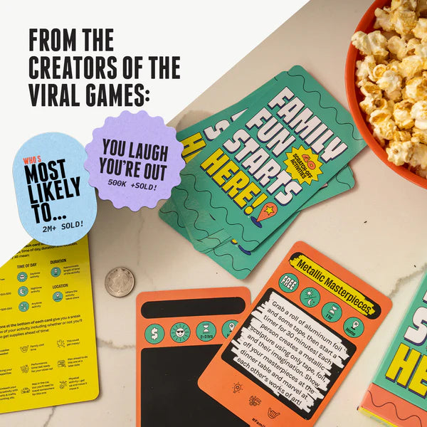 Family Fun Starts Here 40 Scratch-off