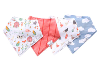 Farmstead Copper Pearl Bandana Bibs