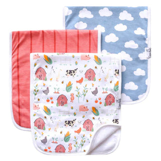 Farmstead Copper Pearl Premium Burp Cloths