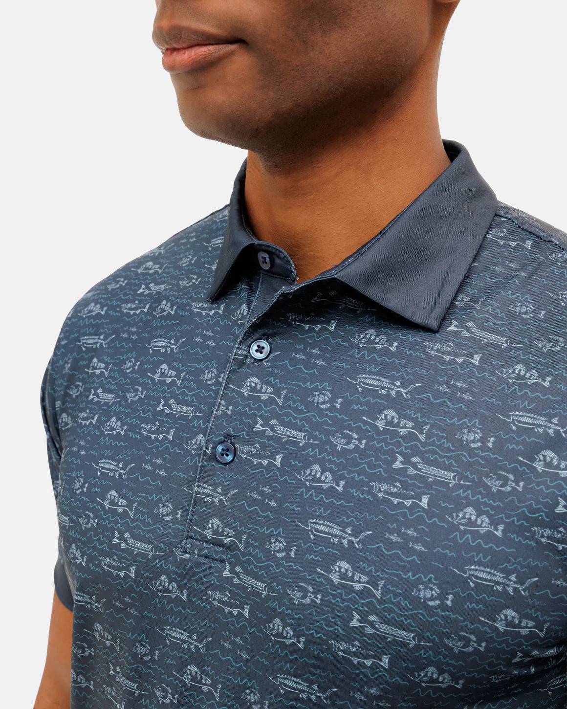 Men's Fish Finder Polo Waggle