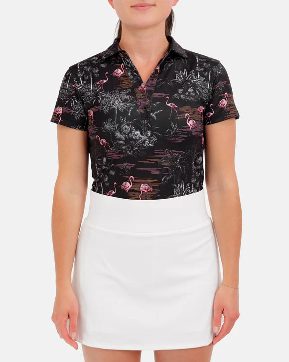 Flamingrove Women's Polo Waggle