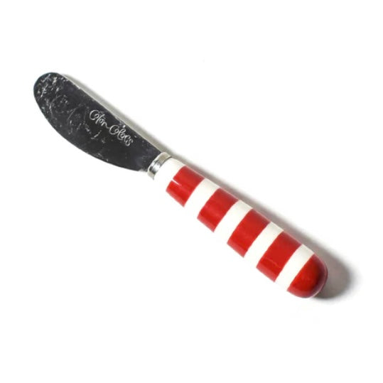 Red Bengal Stripe Appetizer Spreader
