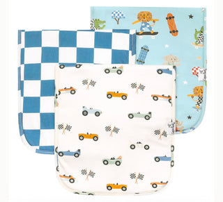 Speedster Copper Pearl Burp Cloth Set