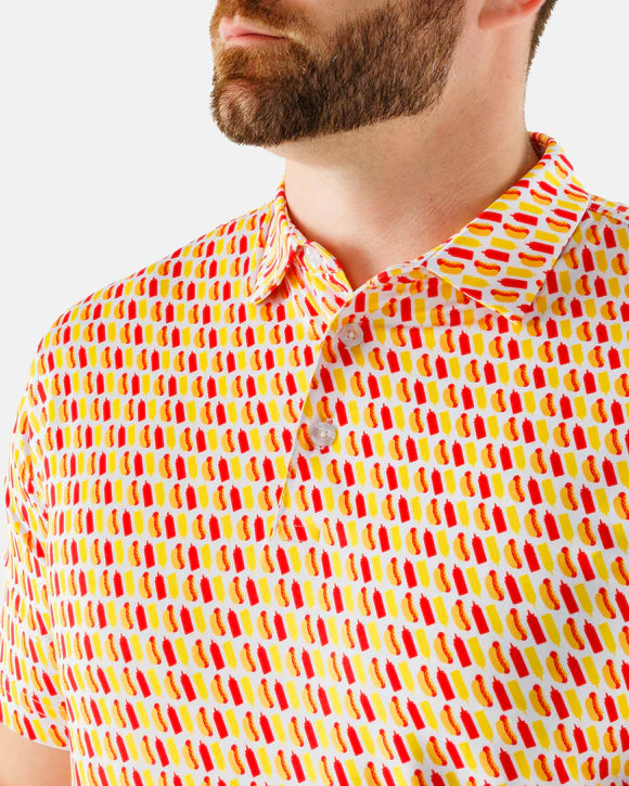 Waggle Glizzy Men's Polo