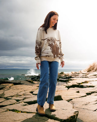 Waggle Highlander Wildknit Crewneck Sweater