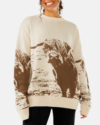 Waggle Highlander Wildknit Crewneck Sweater