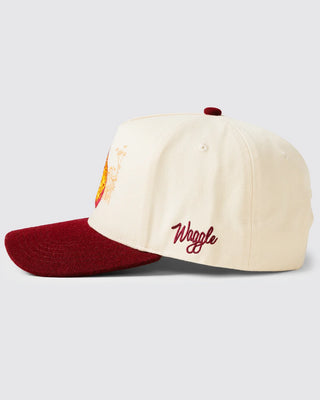 Waggle Hole Monitor Wool Brim Golf Hat