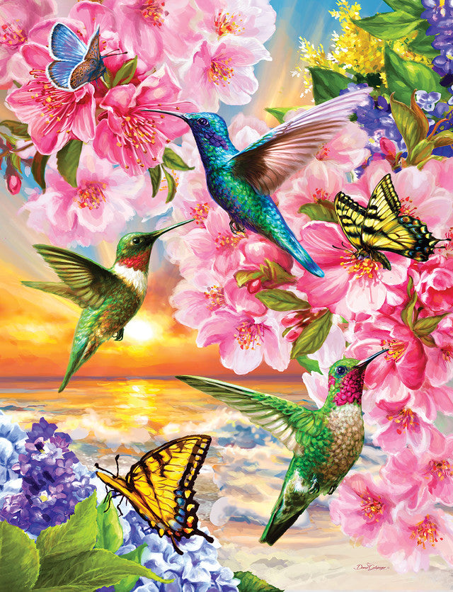 Humming Birds 500 Piece Jigsaw Puzzle