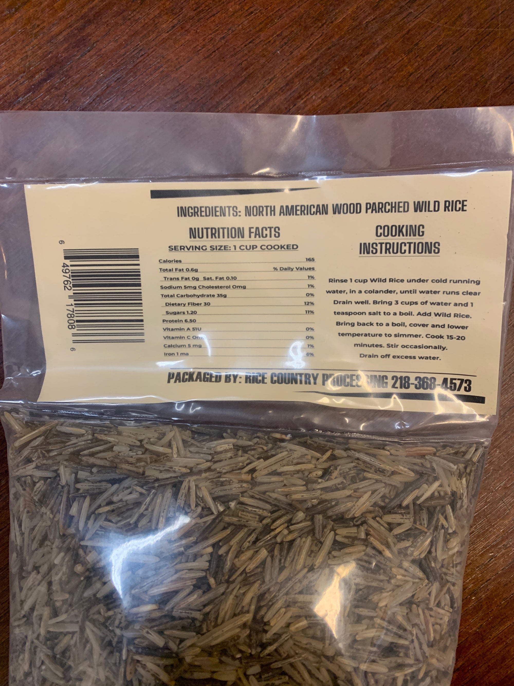 North American Wood Parched Wild Rice