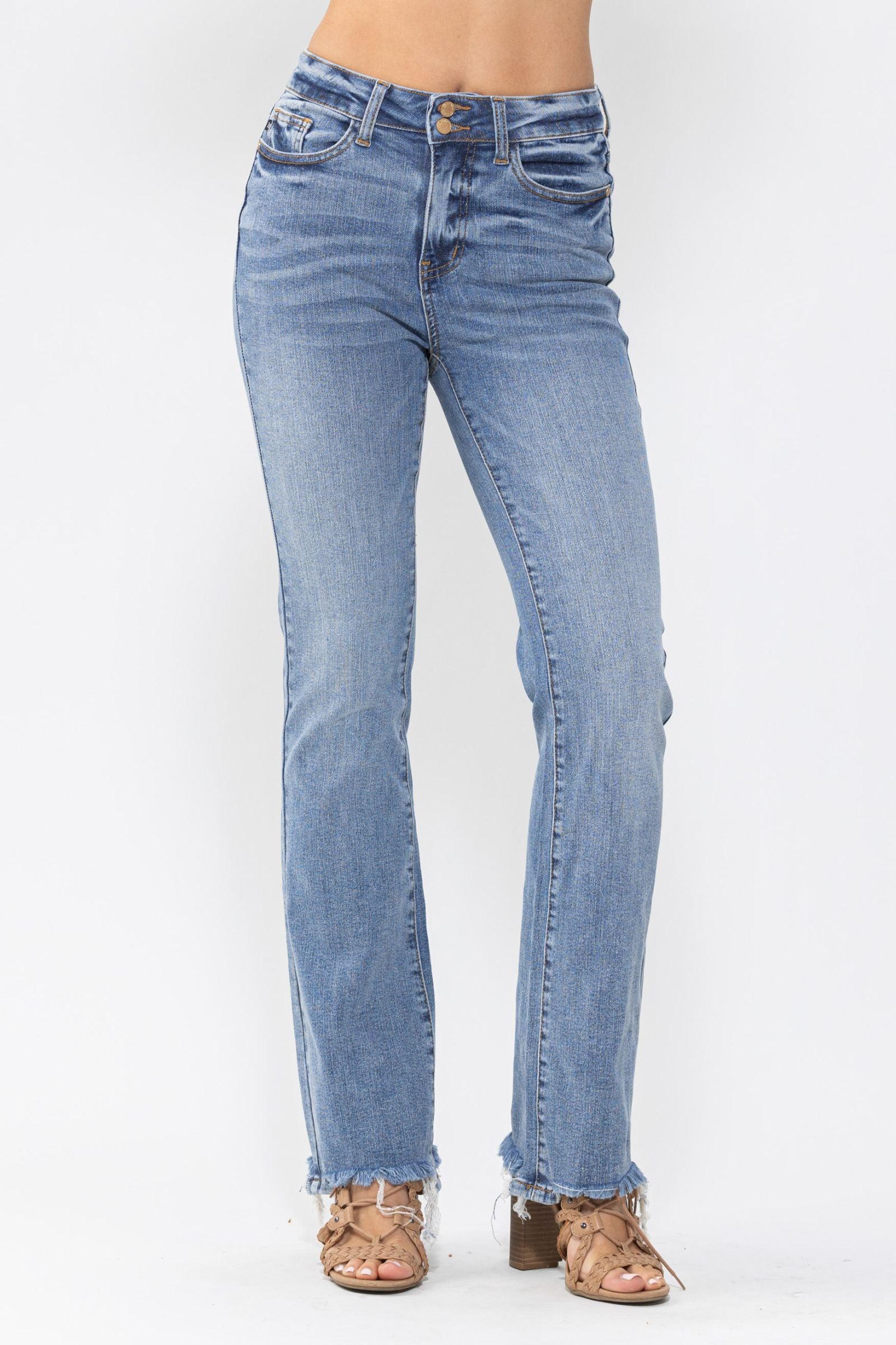 Judy Blue Double Button Bootcut