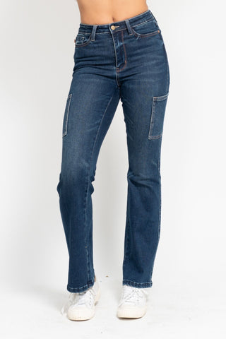 Judy Blue Cargo Bootcut Jeans FINAL SALE