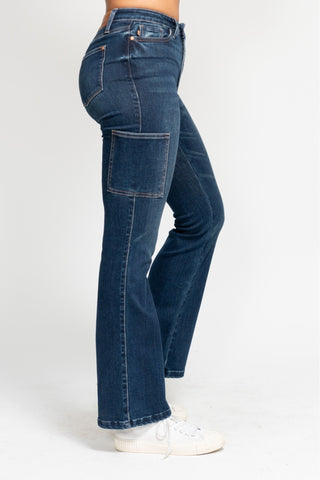 Judy Blue Cargo Bootcut Jeans FINAL SALE