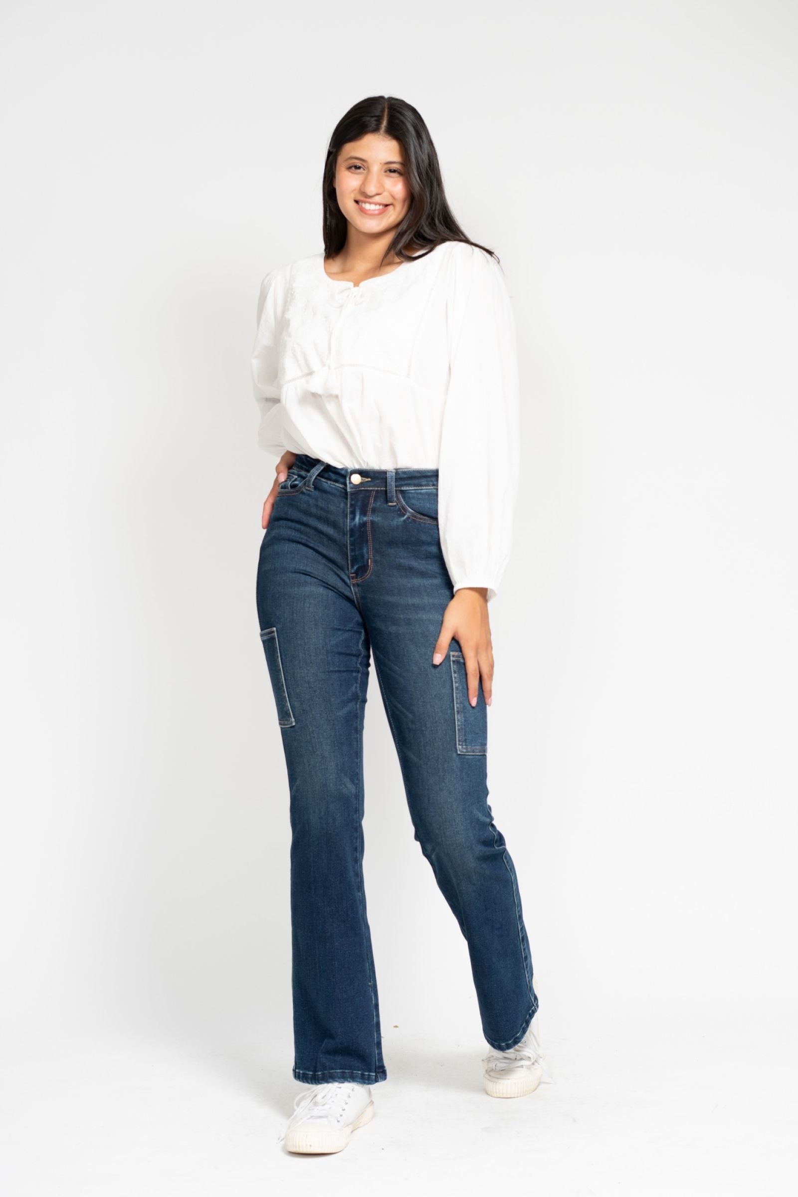 Judy Blue Cargo Bootcut Jeans