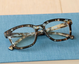 * Peepers To The Max Blue Light Reading Glasses - Blue Quartz