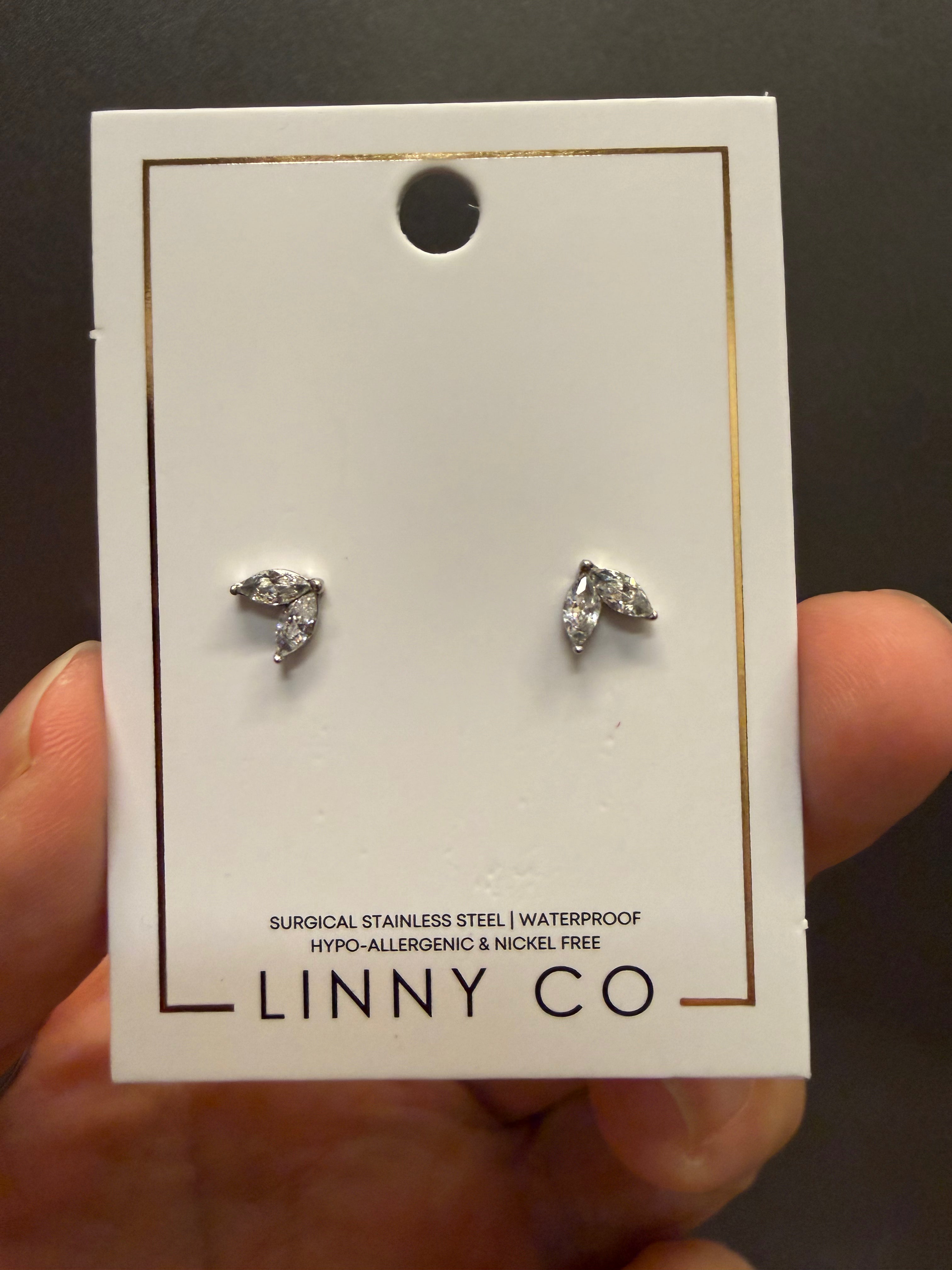 Nova Silver Screwback Stud Earrings