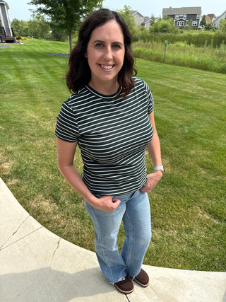Annie Tee | Women's Short Sleeve Crew Neck Cotton Modal Tee