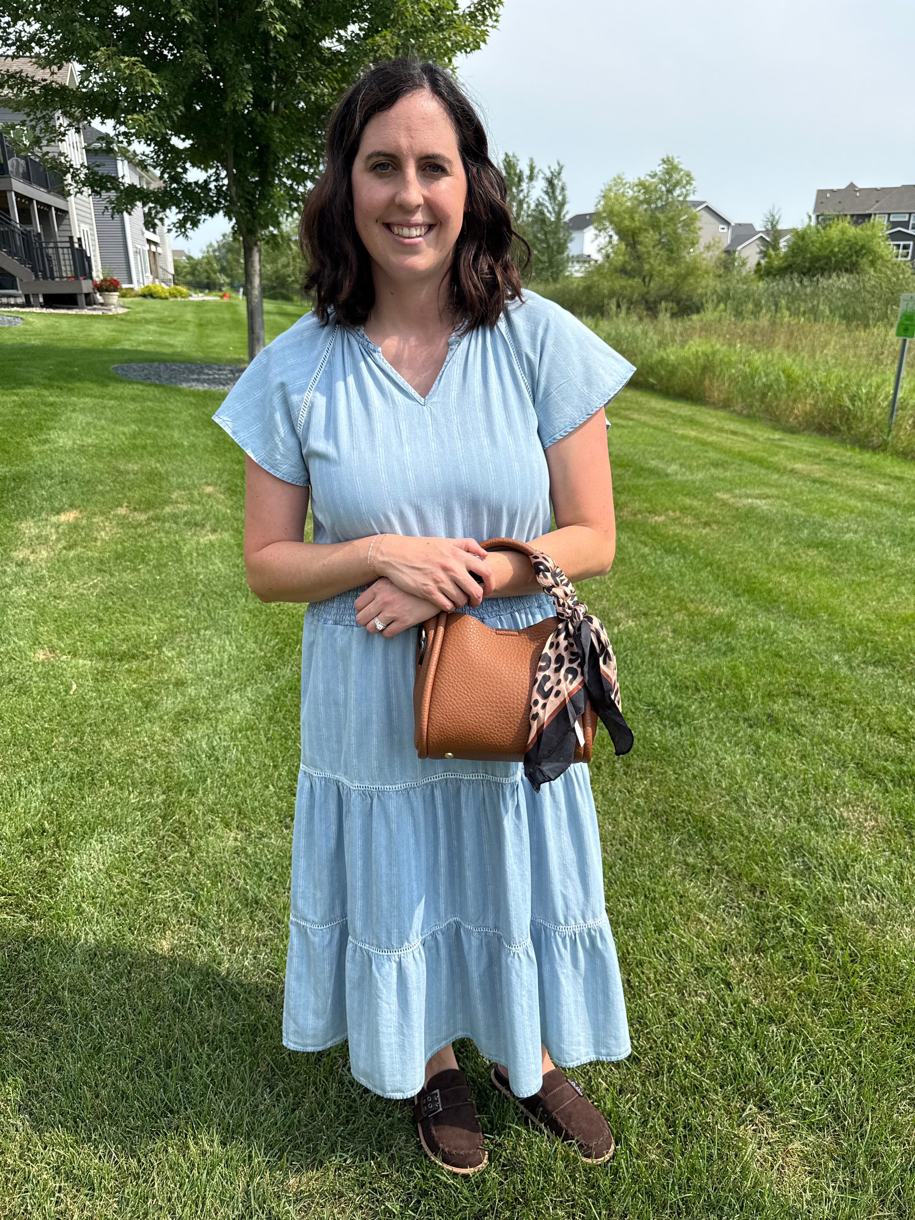 Junia Dress | Tiered Smocked Waist Midi Dress