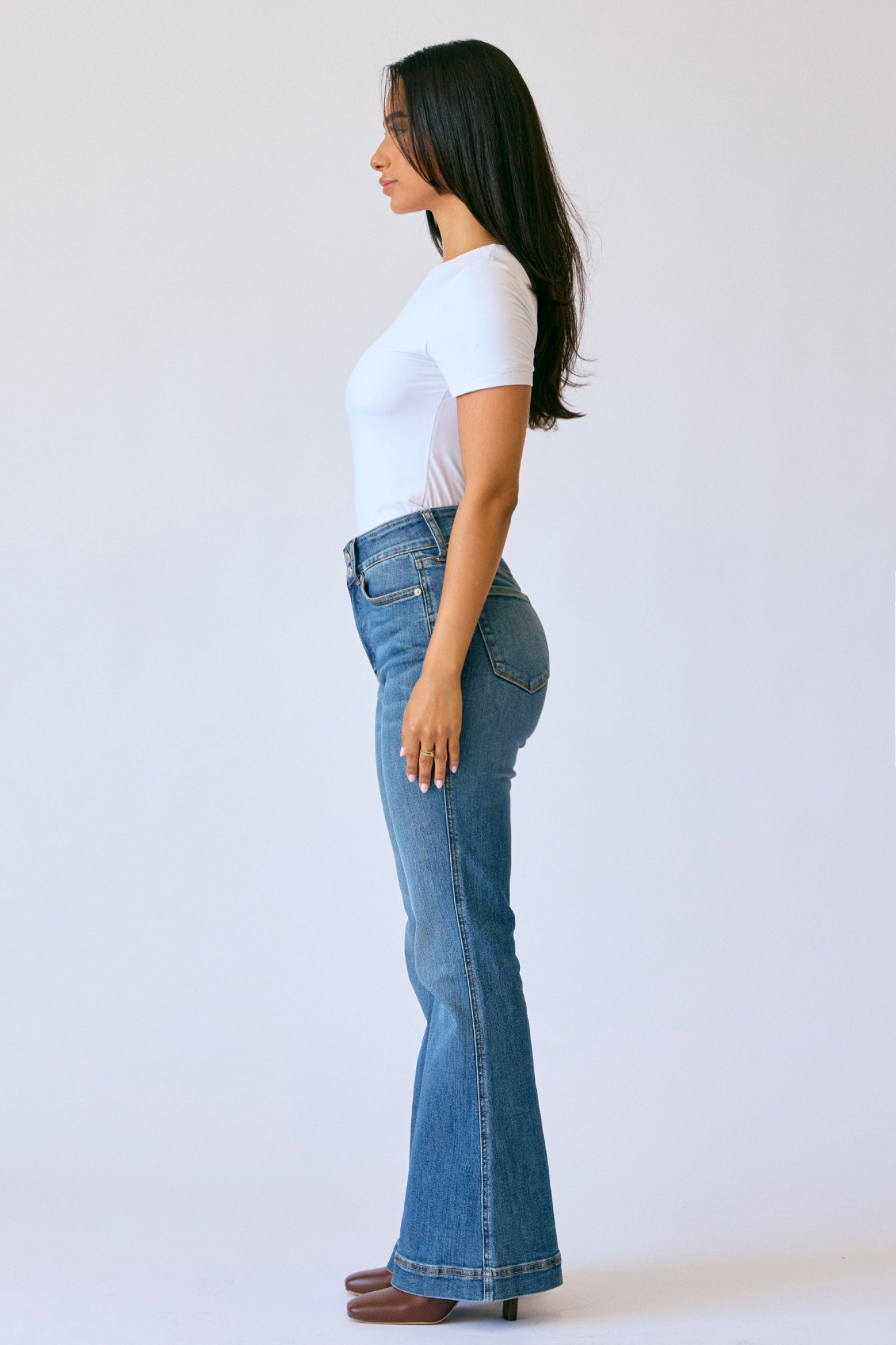 Judy Blue Petite Flare Jeans