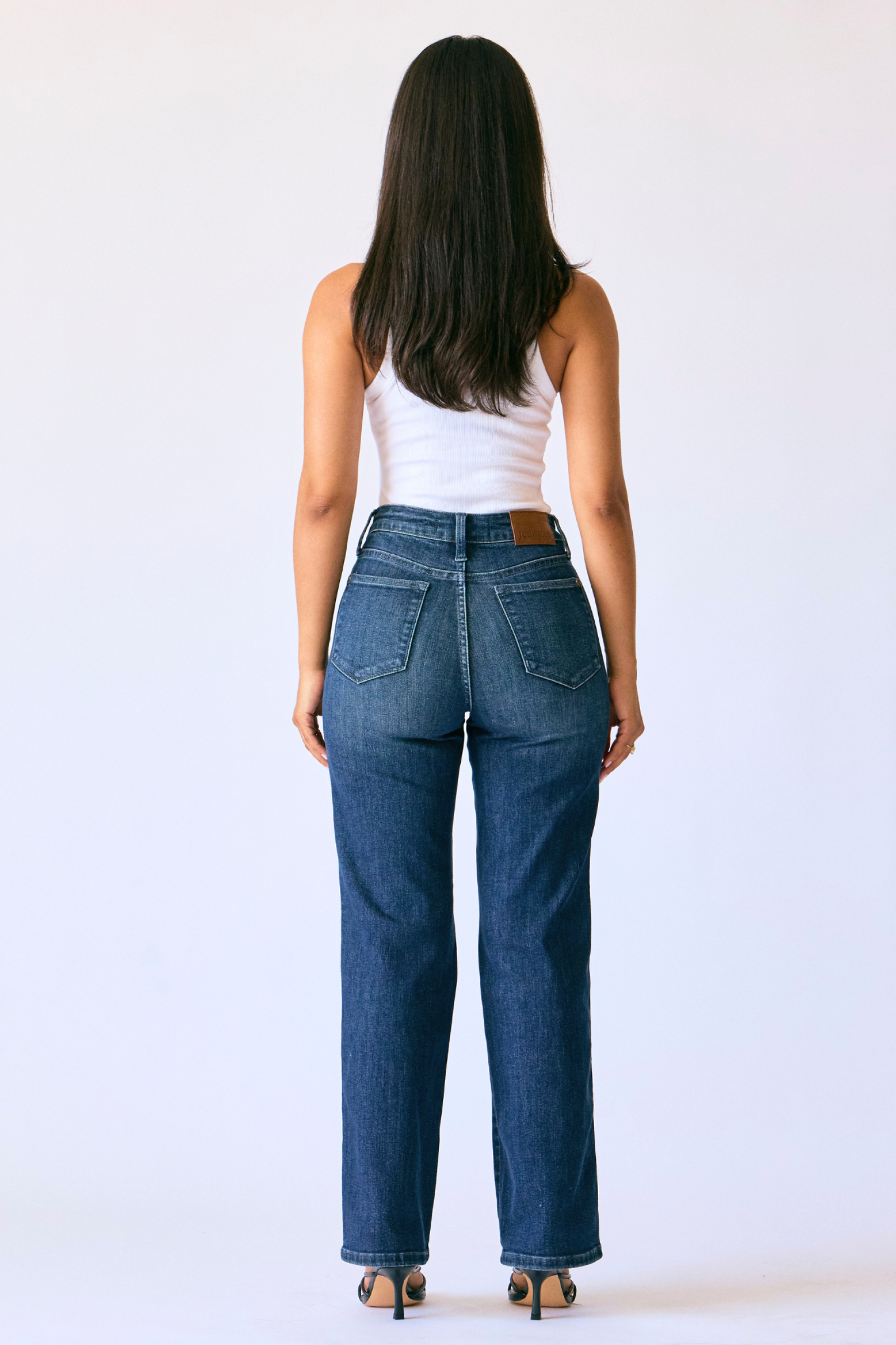 Judy Blue Petite Straight Cut Jeans