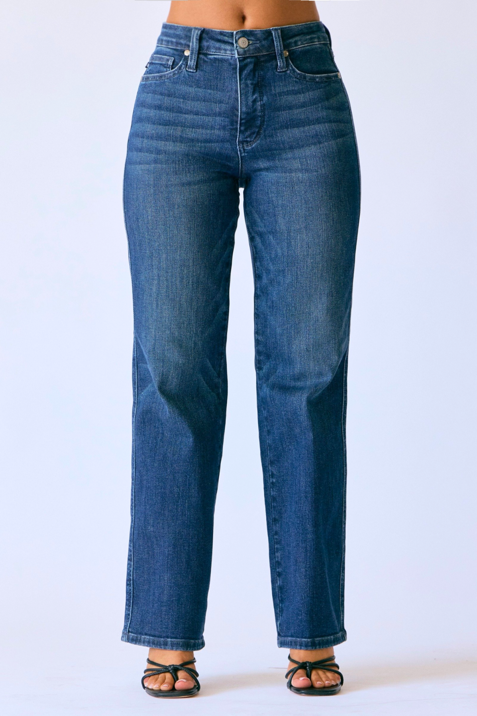 Judy Blue Petite Straight Cut Jeans