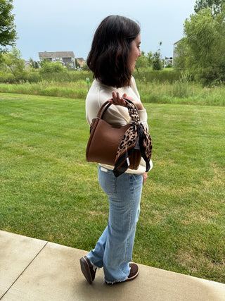 Ruby 3-Compartment Satchel - Structured Vegan Leather Handbag