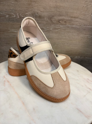 Corkys Calm Down Mary Jane Sneakers - Sand Combo